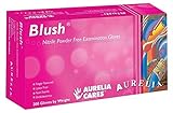 Aurelia SUPL78888 Blush Nitrile Gloves Size: Box of 200 9.44 Height 2.75 Wide 4.72 Length Nitrile La