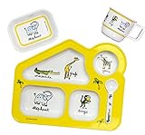 La Chaise Longue(ラシェーズロング) 食器4pcs ギフトセット Jungle (ジャングル/黄)(SJ)