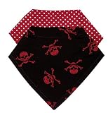 Baroo Fashion Bibs with Spots and Skulls by Baroo