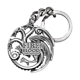 [ゲームオブスローンズ]Game of Thrones Targaryen Dragon DieCast Keychain XT0046 [並行輸入品]