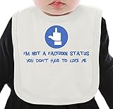 You don't have to like me ネクタイを有する有機ビブ Medium
