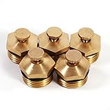 KING DO WAY 5個セット 噴霧スプレー スプリンクラー 噴水ノズル 噴霧器 自動 散水用具 庭の芝生 農業灌漑 真鍮ブラス