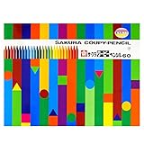 サクラクレパス クーピー ペンシル 60色