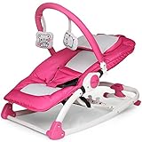 (ヘラサ)Herasa　バウンサー ベビー　トイバー付き　折りたたみ (赤)