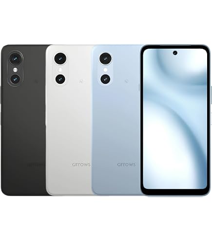 Amazon | SIMフリー arrows We2 FCG02 ライトブルー AU スマートフォン