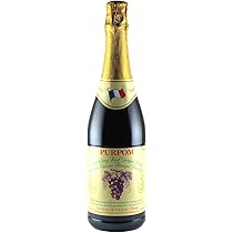 Amazon.co.jp: Overseas Pure Pom Sparkling Grape Juice (Red) 25.5