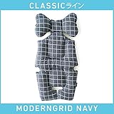 ベビーカーシート ベビーカークッション チャイルドシート moderngrid-navy