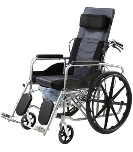 Amazon | リクライニング車椅子 折りたたみ式手動車椅子 リフト