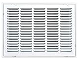 Speedi-Grille SG-2016 FG 20-Inch by 16-Inch White Return Air Vent Filter Grille with Fixed Blades [並