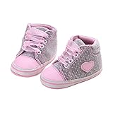 Domybest　ベビーシューズ　ファーストシューズ キッズ靴　スニーカー キャンバスシューズ　女の子　水玉柄　春　夏　秋　通気性よく　軽量　歩行靴　室内履き　出産祝い　プレゼント　 (11cm(0-