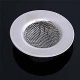 stainless-steelキッチンメッシュシルバーSink Strainer – Largeワイドリム2.75 "直径 – Perfect forキッチン洗面台