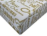 New Orleans Saints 100% Polyester (FITTED SHEET ONLY) Size TWIN Boys Girls Kids Bedding [並行輸入品]