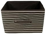 ヨコズナクリエーション インナーストレージボックス ストライプ ブラウン (3個組)