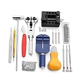 時計工具セット/腕時計用工具130点セット ミニ 精密ドライバー付き メンテナンス 電池交換 ベルトの長さ調整 修理 洗浄 オーバーホール 等 収納ケース 付き