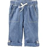 OSHKOSH(オシュコシュ) プルオンコンバーチブルシャンブレーパンツ シャンブレー ボトムスパンツ 9ヶ月【並行輸入】