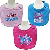 NIKE ナイキ ベビー BIB スタイ よだれかけ 3枚セット 出産祝い 女の子