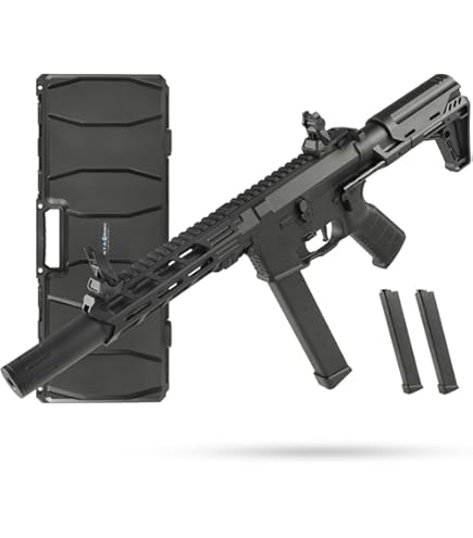 次世代電動ガン スコープ付き ブラック ASG: 電動ガン Cz SCORPION EVO3 SMG 新型ECU搭載 各色の通販情報