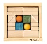 ブナ積み木クワトロ18Pセット【日本国内生産】 【手づくり木のおもちゃＨＵＧ ＨＵＧ（はぐはぐ）】