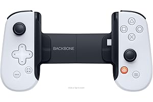 Backbone One Gen 2 Type-C gaming controller for iPh0ne 15 series and Android devices (BB-51-P-WS PLAYSTATION EDITION [WHITE])