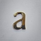 真鍮レターゴールド 45mm 小文字a