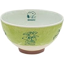 Amazon｜マリモクラフト SNOOPY スヌーピー 茶碗 波佐見焼 緑色
