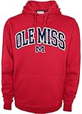 NCAAミシシッピOld Miss RebelsメンズHuddle Up 2長袖フード付きトップシャツ、XXL、レッド