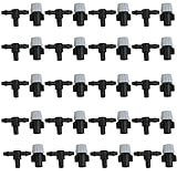 Xiton 点滴灌漑 霧吹き ジョイント ノズル 散水用具 ガーデニング 芝生 庭園 温室