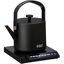 Russell Hobbs ブラック 電気ケトル 800W 楽天市場】【選べる特典付】ラッセルホブス カフェケトル 0.8L