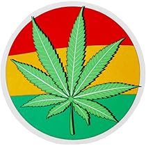 カラフル、サイケ、マリファナ、420、サイケデリック Amazon.co.jp: デザイン ステッカー 大麻 マリファナ 葉っぱ