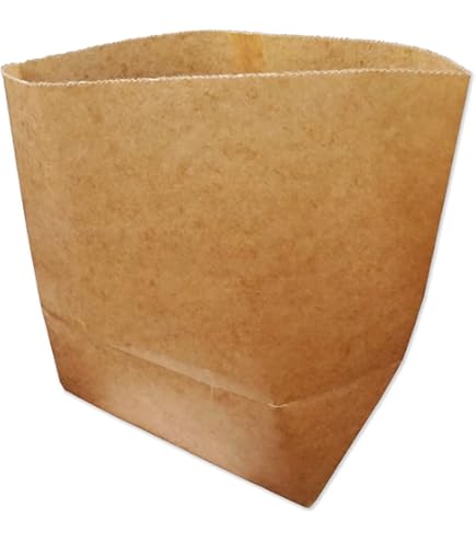 Amazon | シモジマ ヘイコー 紙袋 ロー引き袋 亀底 W-5 360×175×マチ