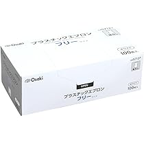 Amazon.co.jp: OO Osaki(オオサキ) プラスチックエプロン 袖なし