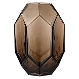 Brown Glass Vase [並行輸入品]