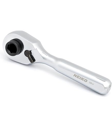 SabreCut 7-in-1 Flex Head Mini Ratchet Wrench - 1/4" HEX Bit Driver With Micro Adjustable Handle 7 thumbnail image