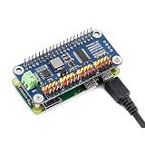 5V 16 チャンネル 12ビット PWM サーボモーター コントローラードライバー HAT 拡張ボード for RPI Raspberry Pi Zero 2 W ラズベリーパイ ゼロ ラズパイ 3 Model B 4 4B 5 Jetson Nano B01 互換性 2GB 4GB 8GB 16GB RAM ロボット Projects キット 電子工作 スターターキット 電子部品 アクセサリー