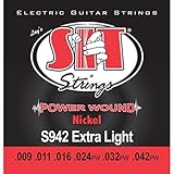 SIT S942 Power Wound ニッケル Ex. Light(09-42) エスアイティー エレキギター弦 【国内正規品】