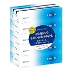 エリエール ティッシュ プラスウォーター(+Water) 180組×5箱 パルプ100%