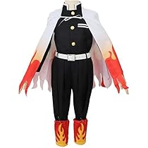 煉獄杏寿郎　コスプレグッズ Amazon.co.jp: 煉獄杏寿郎 コスプレ 子供 煉獄杏寿郎衣装 煉獄杏