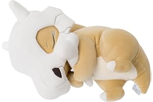 ポケモンセンターオリジナル もっちりぬいぐるみ Pokémon Sleep おやすみカラカラ 32×22×16(H×W×D:㎝)