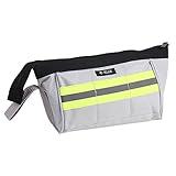 KKmoon ツールバッグ 多機能 ツール収納袋 ポケットポーチ キャンバスジッパーバッグ ウェア＆ウォータープルーフ 小物用具