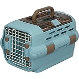 アイリスオーヤマ ドライブペットキャリー クレート ブルー 猫・超小型犬用 Sサイズ