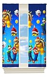 Nintendo's Super Mario Defiant Mario Room Darkening Window Panel, 42 by 63-Inch [並行輸入品]