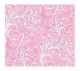 York Wallcoverings KD1724SMP Just Kids Layered Scroll 8-Inch x 10-Inch Wallpaper Memo Sample, Pinks 