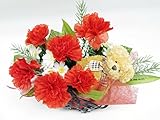 光触媒 カーネーション造花 日本アレンジ ベア(レッドローズ)