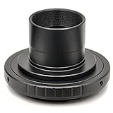 ANQILAFU キャノン用天体撮影アダプター - 天体望遠鏡用撮影アクセサリー - Canon SLR 用撮影アクセサリー - 1.25インチ望遠鏡マウントアダプター 【キヤノンTアダプター】