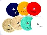 研磨 パッド 石材専用 7枚セット サイズ 10cm 研磨 工具