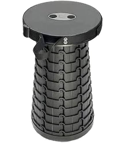 Amazon.co.jp: Mini Max Stool 【ブラック】伸縮可能スツール 専用