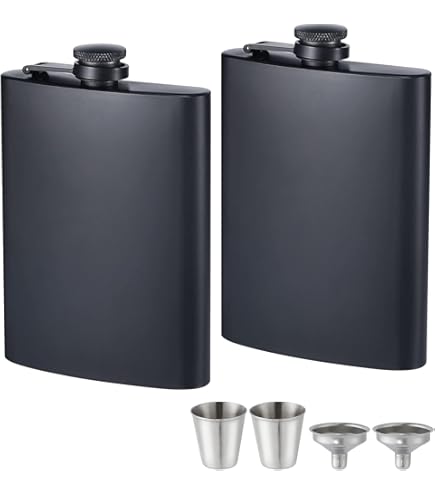 Stanley Adventure Pre-Party Flask 8 Oz - Leakproof Stainless Steel Hip Flask With Hinged Cap, Insulated, BPA-Free, Plum Color