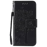 Samsung Galaxy S4 Mini ケース 手帳型ケース, UNEXTATI 高級 PUレザー 保護ケース 財布型 カバー 液晶保護 カード収納 スタンド機能 マグネット開閉式 ストラップ付