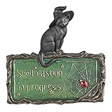 High Quality Witch's Cat, Spell-Casting Wall Sculpture
