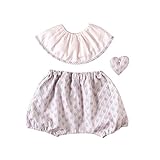 SOULEIADO ビブ&ブルマ&がらがらセット ピンク 18121001